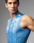 ALÉ Cycling sleeveless jersey - MIRROR PR-E - blue