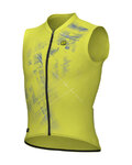 ALÉ Cycling sleeveless jersey - MIRROR PR-E - yellow