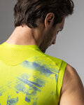 ALÉ Cycling sleeveless jersey - MIRROR PR-E - yellow