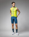 ALÉ Cycling sleeveless jersey - MIRROR PR-E - yellow