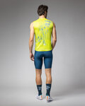 ALÉ Cycling sleeveless jersey - MIRROR PR-E - yellow