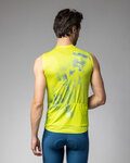 ALÉ Cycling sleeveless jersey - MIRROR PR-E - yellow