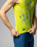 ALÉ Cycling sleeveless jersey - MIRROR PR-E - yellow
