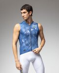 ALÉ Cycling sleeveless jersey - MIRROR PR-E - blue
