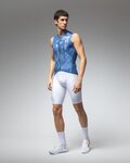 ALÉ Cycling sleeveless jersey - MIRROR PR-E - blue