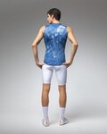 ALÉ Cycling sleeveless jersey - MIRROR PR-E - blue