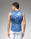 ALÉ Cycling sleeveless jersey - MIRROR PR-E - blue