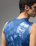 ALÉ Cycling sleeveless jersey - MIRROR PR-E - blue