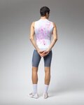 ALÉ Cycling sleeveless jersey - MIRROR PR-E - white/pink