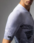 ALÉ Cycling short sleeve jersey - QURTZ PR-E - white/grey