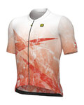 ALÉ Cycling short sleeve jersey - QURTZ PR-E - white/orange