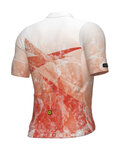 ALÉ Cycling short sleeve jersey - QURTZ PR-E - white/orange