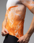 ALÉ Cycling short sleeve jersey - QURTZ PR-E - white/orange