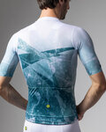 ALÉ Cycling short sleeve jersey - QURTZ PR-E - white/green