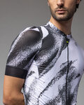 ALÉ Cycling short sleeve jersey - TRACE PRAGMA - white/black