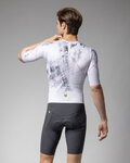 ALÉ Cycling skinsuit - MIRROR PR-E - white/black