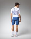 ALÉ Cycling skinsuit - MIRROR PR-E - white/blue