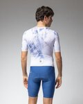 ALÉ Cycling skinsuit - MIRROR PR-E - white/blue