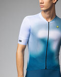 ALÉ Cycling short sleeve jersey - FLASH PR-E - blue/white