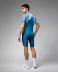 ALÉ Cycling short sleeve jersey - FLASH PR-E - blue/white
