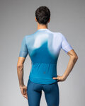 ALÉ Cycling short sleeve jersey - FLASH PR-E - blue/white