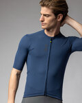 ALÉ Cycling short sleeve jersey - COLOR BLOCK OFF ROAD PRAGMA - blue