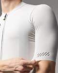 ALÉ Cycling short sleeve jersey - COLOR BLOCK OFF ROAD PRAGMA - ivory
