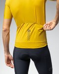 ALÉ Cycling short sleeve jersey - COLOR BLOCK OFF ROAD - yellow
