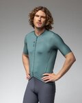 ALÉ Cycling short sleeve jersey - COLOR BLOCK OFF ROAD - green