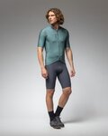 ALÉ Cycling short sleeve jersey - COLOR BLOCK OFF ROAD - green