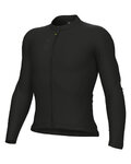 ALÉ Cycling summer long sleeve jersey - COLOR BLOCK PRAGMA - black
