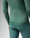 ALÉ Cycling summer long sleeve jersey - COLOR BLOCK PRAGMA - green