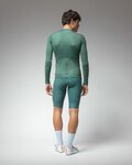ALÉ Cycling summer long sleeve jersey - COLOR BLOCK PRAGMA - green