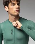 ALÉ Cycling summer long sleeve jersey - COLOR BLOCK PRAGMA - green