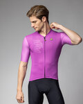 ALÉ Cycling short sleeve jersey - FOLLOW ME PR-E - purple