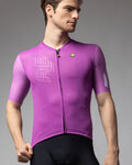 ALÉ Cycling short sleeve jersey - FOLLOW ME PR-E - purple