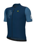 ALÉ Cycling short sleeve jersey - FOLLOW ME PR-E - turquoise