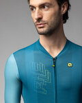 ALÉ Cycling short sleeve jersey - FOLLOW ME PR-E - turquoise