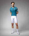 ALÉ Cycling short sleeve jersey - FOLLOW ME PR-E - turquoise