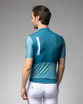 ALÉ Cycling short sleeve jersey - FOLLOW ME PR-E - turquoise