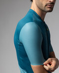 ALÉ Cycling short sleeve jersey - FOLLOW ME PR-E - turquoise