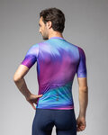ALÉ Cycling short sleeve jersey - AURORA PR-E - pink/blue/turquoise