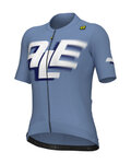 ALÉ Cycling short sleeve jersey - SAUVAGE PR-E - blue/white