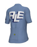 ALÉ Cycling short sleeve jersey - SAUVAGE PR-E - blue/white