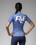 ALÉ Cycling short sleeve jersey - SAUVAGE PR-E - blue/white