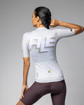 ALÉ Cycling short sleeve jersey - SAUVAGE PR-E - ivory