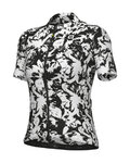 ALÉ Cycling short sleeve jersey - ESSENZA PRAGMA - white/black