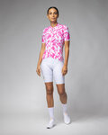ALÉ Cycling short sleeve jersey - ESSENZA PRAGMA - white/pink