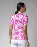 ALÉ Cycling short sleeve jersey - ESSENZA PRAGMA - white/pink