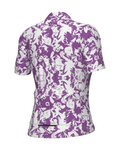 ALÉ Cycling short sleeve jersey - ESSENZA PRAGMA - white/purple